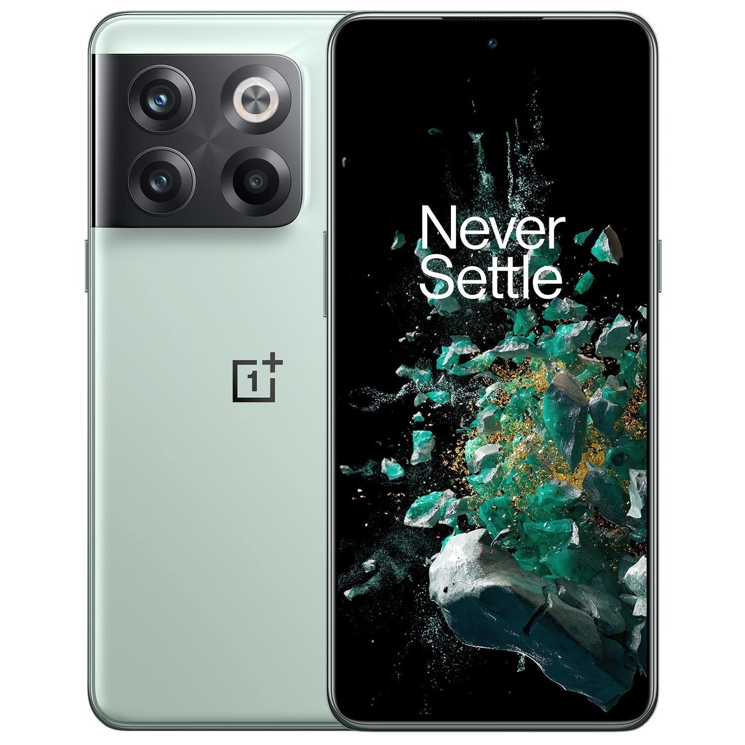 一加10T 翡翠绿丨 5G 解锁安卓智能手机美国版丨120Hz 流体 AMOLED 显 示屏|三摄 50+8+2MP， 16MP| 125W SuperVOOC 充电 （CPH2417）