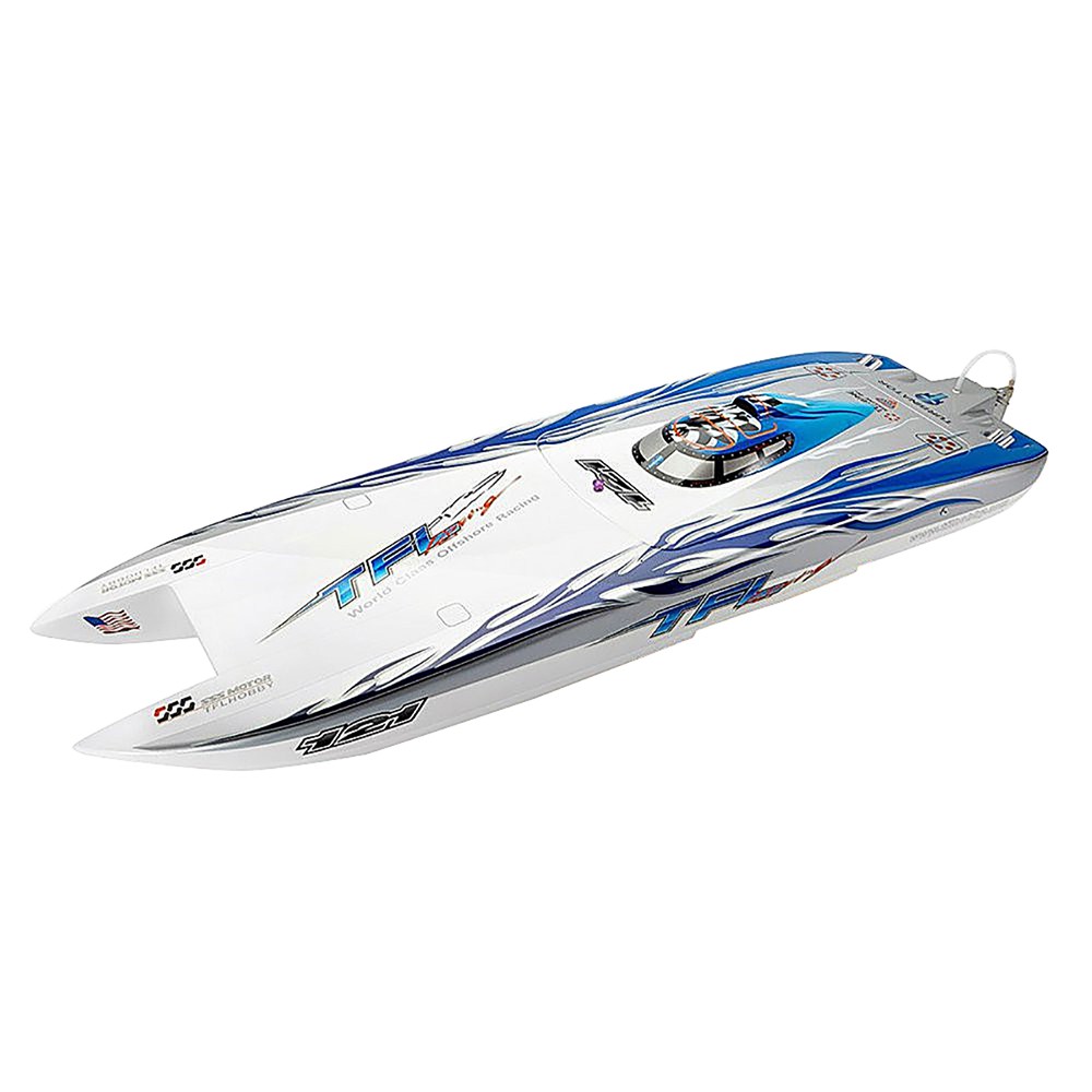 TFL113310 40mm 2.4G RC Boat Dual Brushless Motor 120A ESC Battery-free Servo Transmitter Charger
