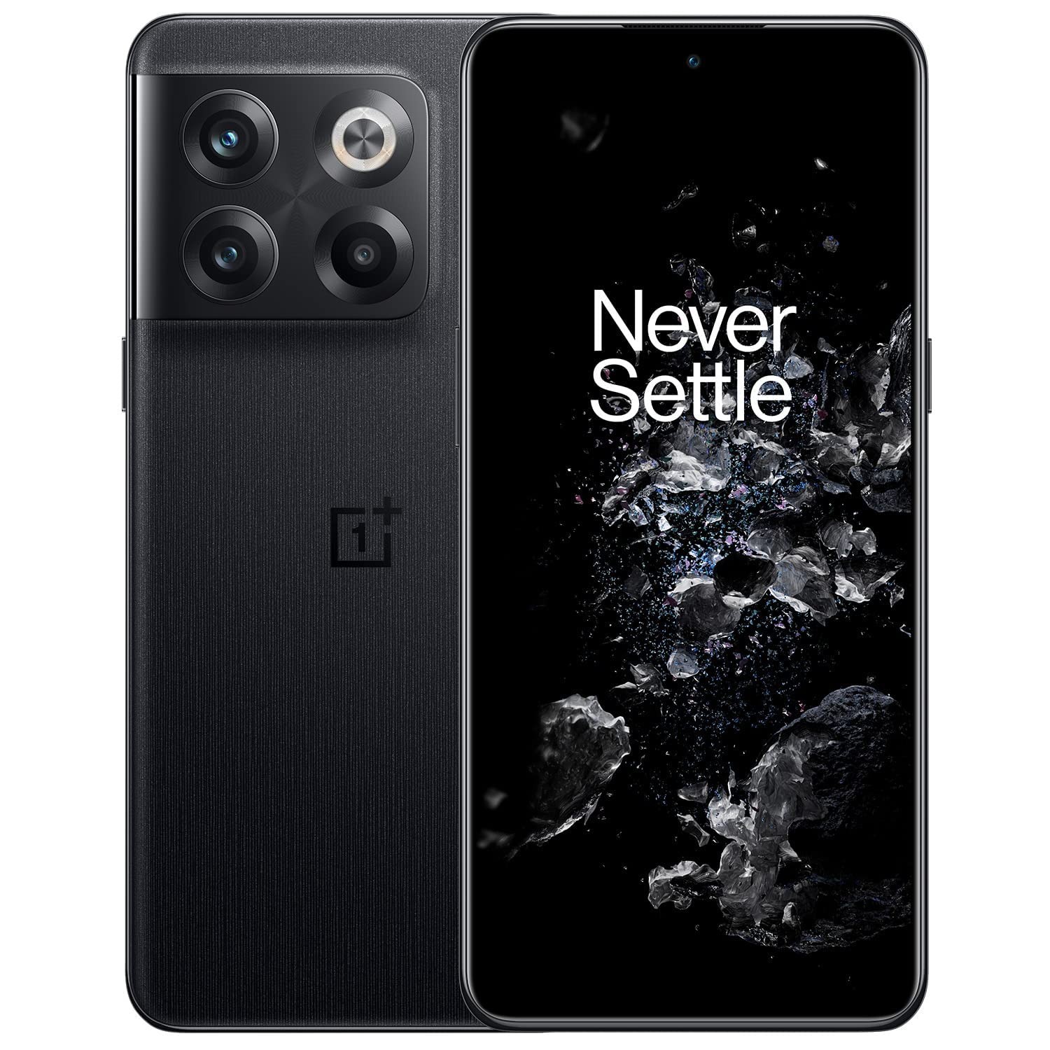 一加10T |月长石黑| 5G 解锁安卓智能手机美国版丨120Hz 流体 AMOLED 显示屏|三摄 50+8+2MP，16MP | 125w SuperVOOC 充电 （CPH2417）